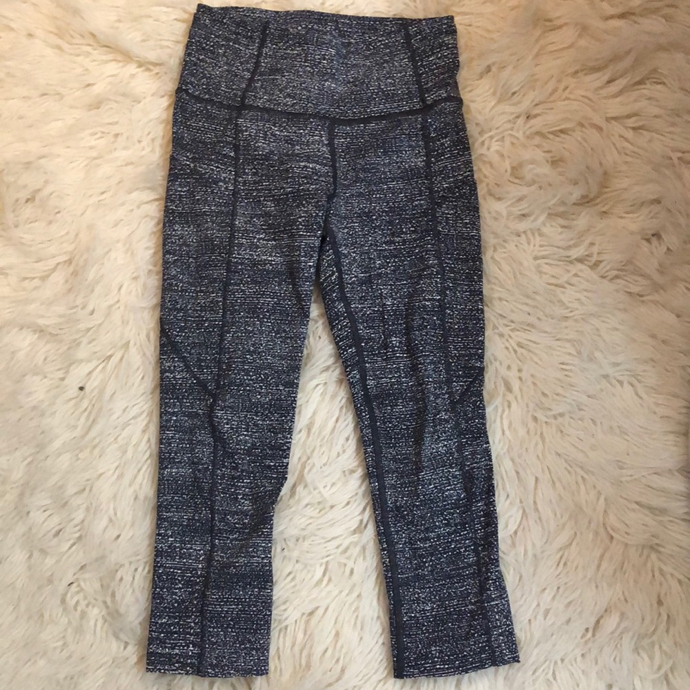 Raw hem lululemon crops